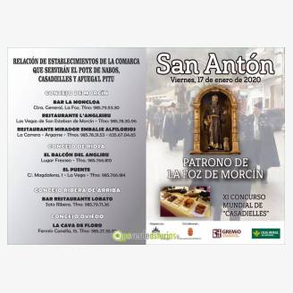 Fiesta de San Antn 2020 en La Foz de Morcn