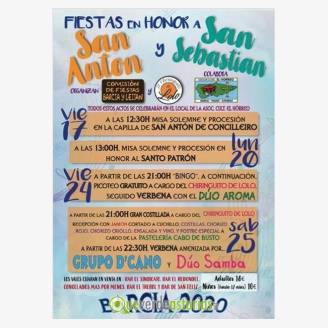 Fiestas de San Antn y San Sebastin 2020 en Barcia