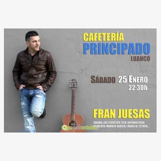 Fran Juesas en concierto en Cafetera Principado