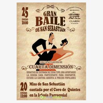 Gran baile de San Sebastin 2020 en Quintes