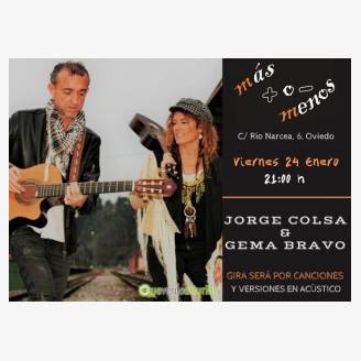 Jorge Colsa & Gema Bravo en concierto en Ms o Menos