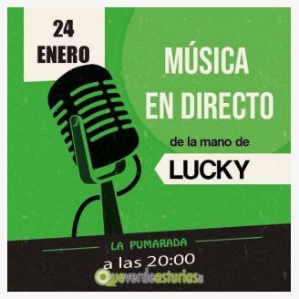 Lucky en concierto en La Pumarada