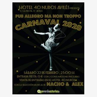 Carnaval 2020 en el Pub Allegro - Hotel 40 Nudos