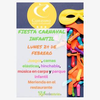 Fiesta infantil de Carnaval 2020 en Hotel Canzana