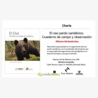 Charla: El oso pardo cantbrico. Cuaderno de campo y observacin