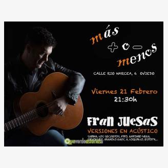 Fran Juesas en concierto en Ms o Menos