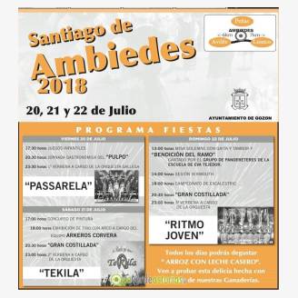 Fiestas Santiago Ambiedes 2018