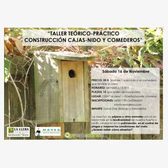 Taller terico-prctico: Construccin cajas-nido y comederos
