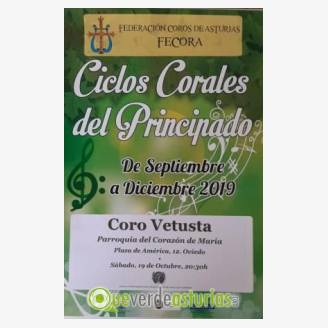 Concierto Coro Vetusta (Ciclos Corales del Principado)