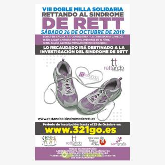 VII Doble Milla Solidaria - Rettando al Sndrome de Rett - La Corredoria 2019