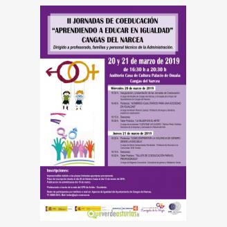 II Jornadas de Coeducacin "Aprendiendo a educar en igualdad" - Cangas del Narcea 2019