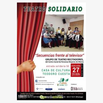 Teatro solidario “Secuencias frente al televisor"