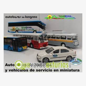 Exposicin: Autobuses de Asturias y vehculos de servicio en miniatura