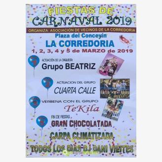 Fiesta de Carnaval 2019 en La Corredoria