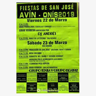Fiestas de San Jos 2019 en Avn