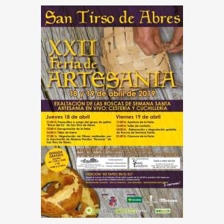 XXII Feria de Artesana en San Tirso de Abres - Semana Santa 2019