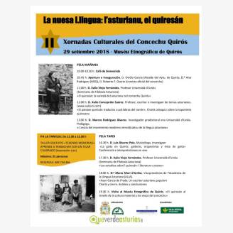 La nuesa L.lingua: L'Asturianu, el quirosn - Xornadas Culturales de Quirs