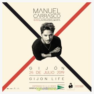 Manuel Carrasco en concierto en Gijn - Gira La Cruz del Mapa