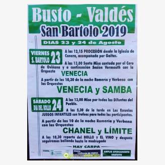 Fiestas de San Bartolo 2019 en Busto