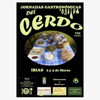 VIII Jornadas gastronmicas del cerdo 2019 en Ibias