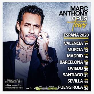 Marc Anthony en concierto en Oviedo - Opus Tour