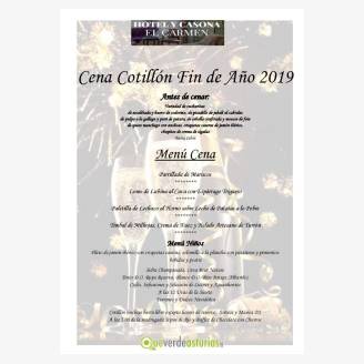 Nochevieja 2019 en Hotel y Casona El Carmen