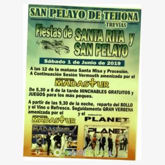 Fiesta de Santa Rita y San Pelayo 2019 en San Pelayo de Tehona