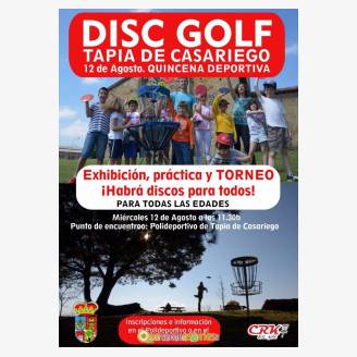 Iniciacin y torneo de disc golf en Tapia de Casariego